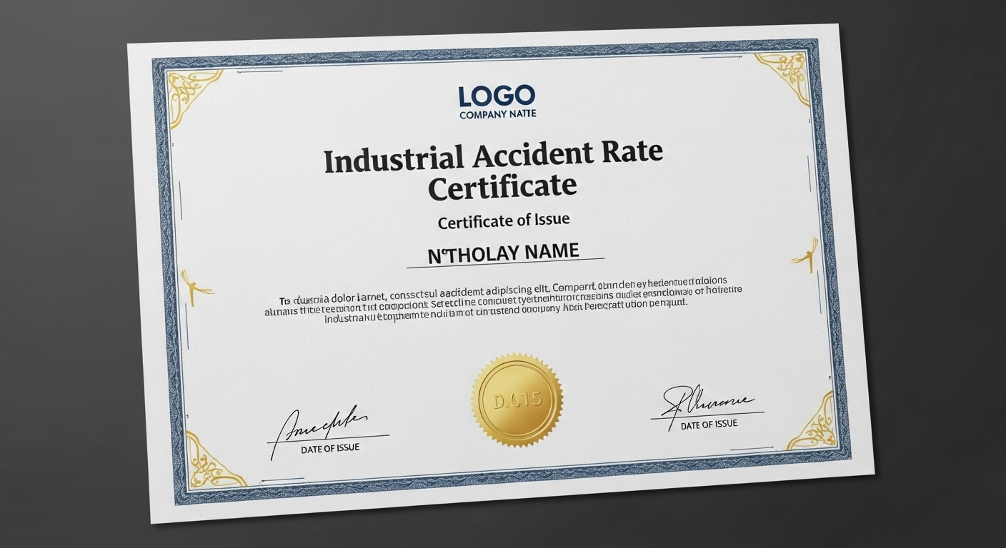 산업재해율 확인서 발급