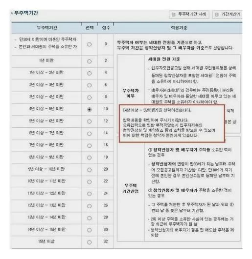 청약점수계산