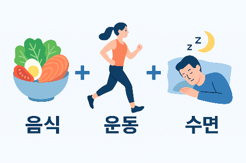 건강 습관 시리즈 &mdash; 음식&middot;운동&middot;수면