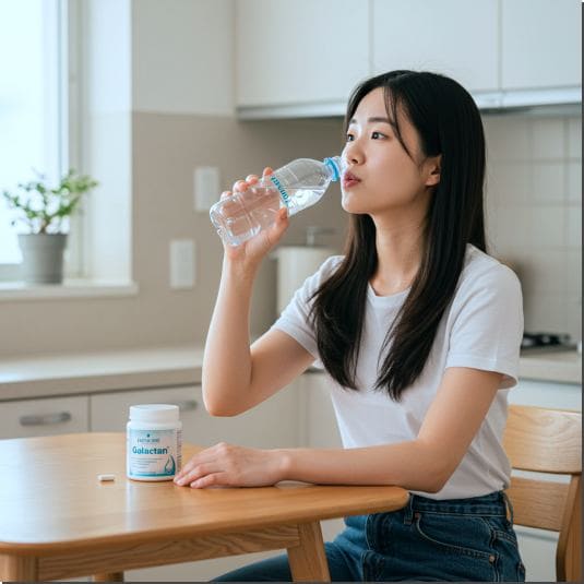 갈락탄 복용법과 부작용