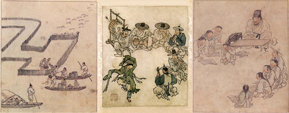 김홍도 풍속도