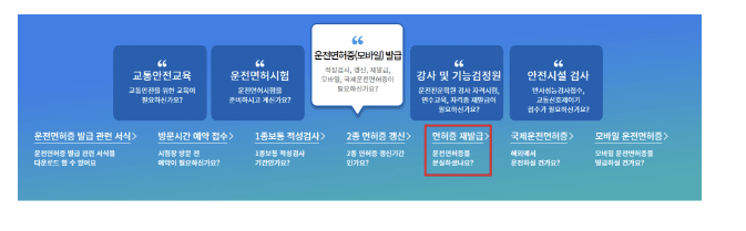 운전면허증 갱신 재발급