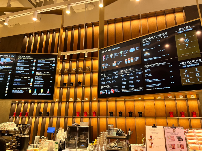 파스쿠찌 카운터 모습