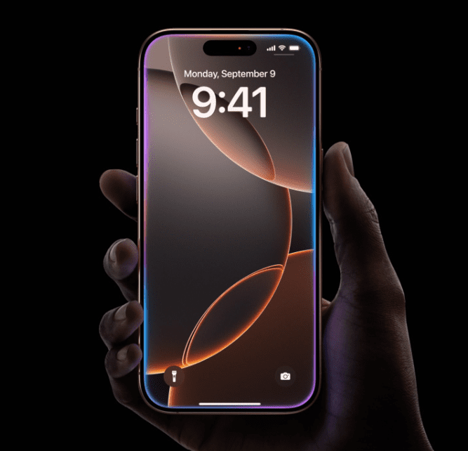 아이폰16 프로 정면 모습