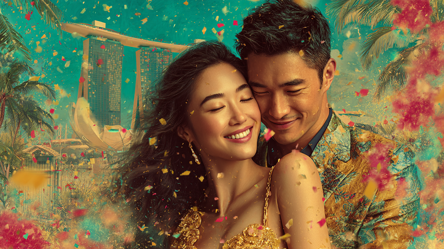 크레이지 리치 아시안 영화 포스터