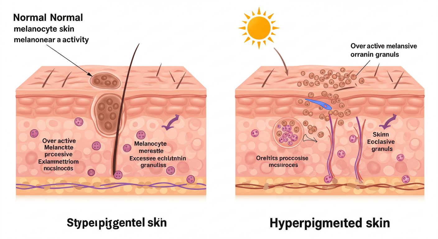 자외선 노출: 자외선은 멜라닌 색소 생성을 자극하는 가장 큰 주범