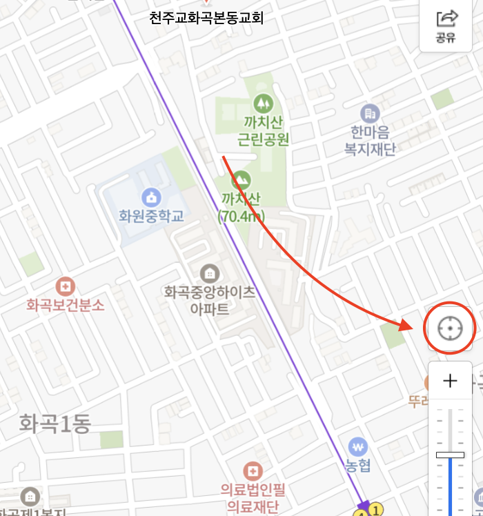 현 위치 근처 카페