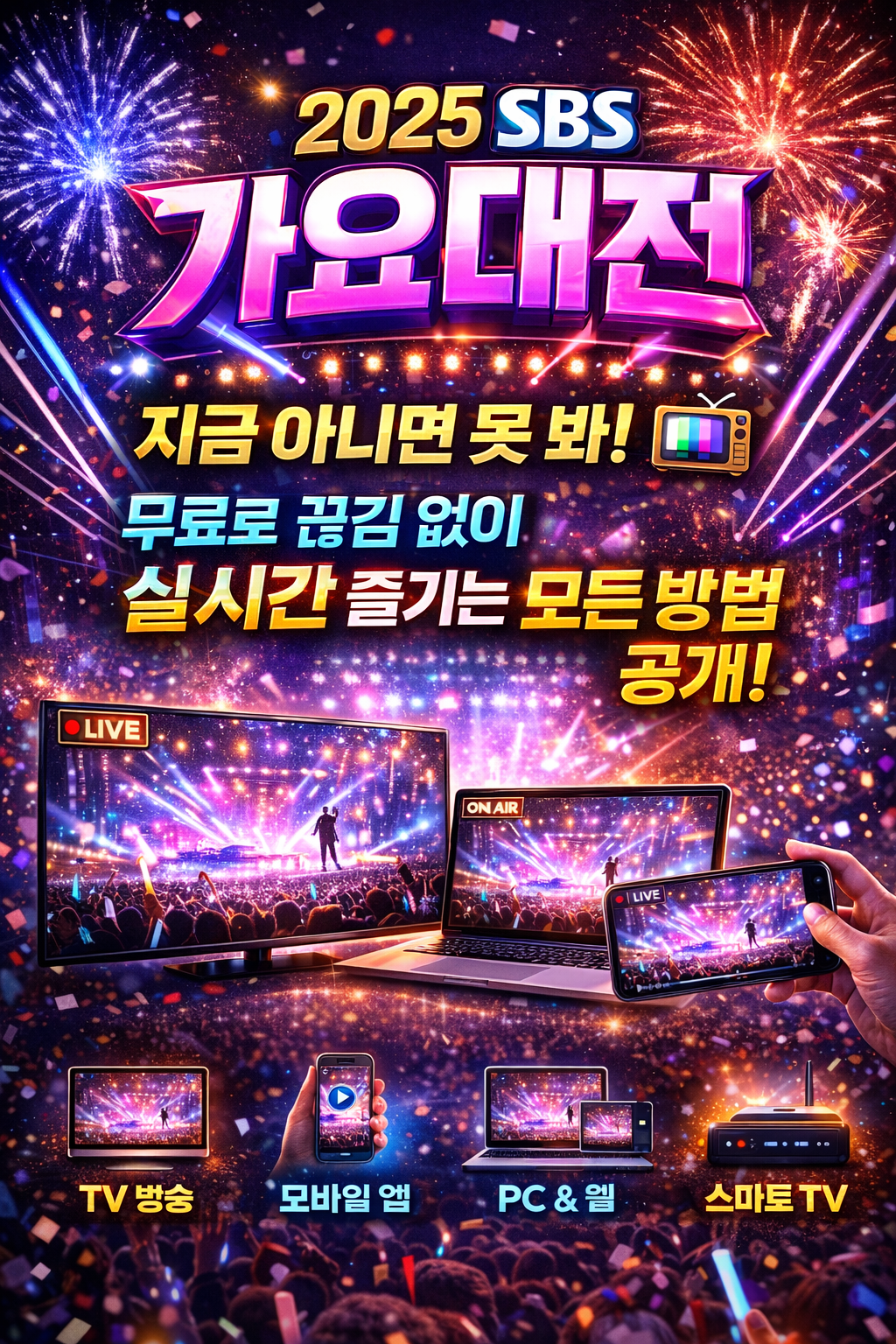 2025 가요대전, 지금 아니면 못 봐!