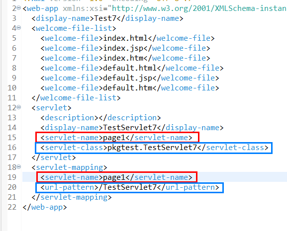 web.xml mapping