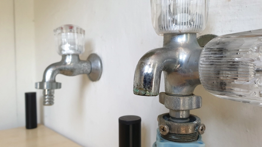 드럼세탁기 수도꼭지