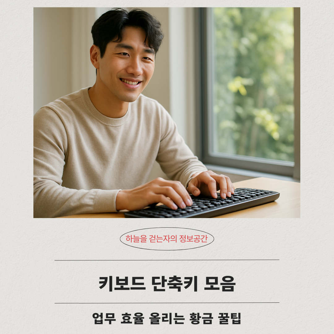 키보드 단축키 모음 ❘ 업무 효율 올리는 황금 꿀팁