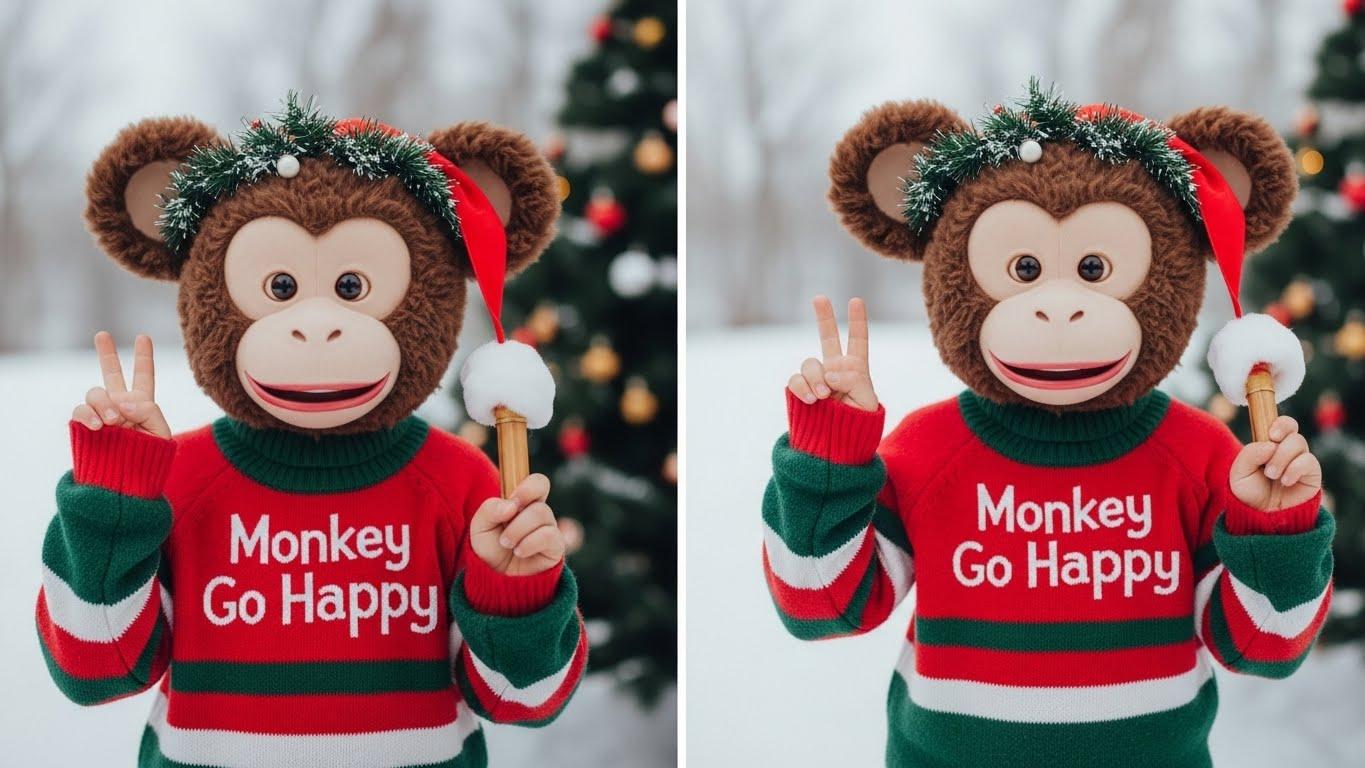 몽키 고 해피 크리스마스