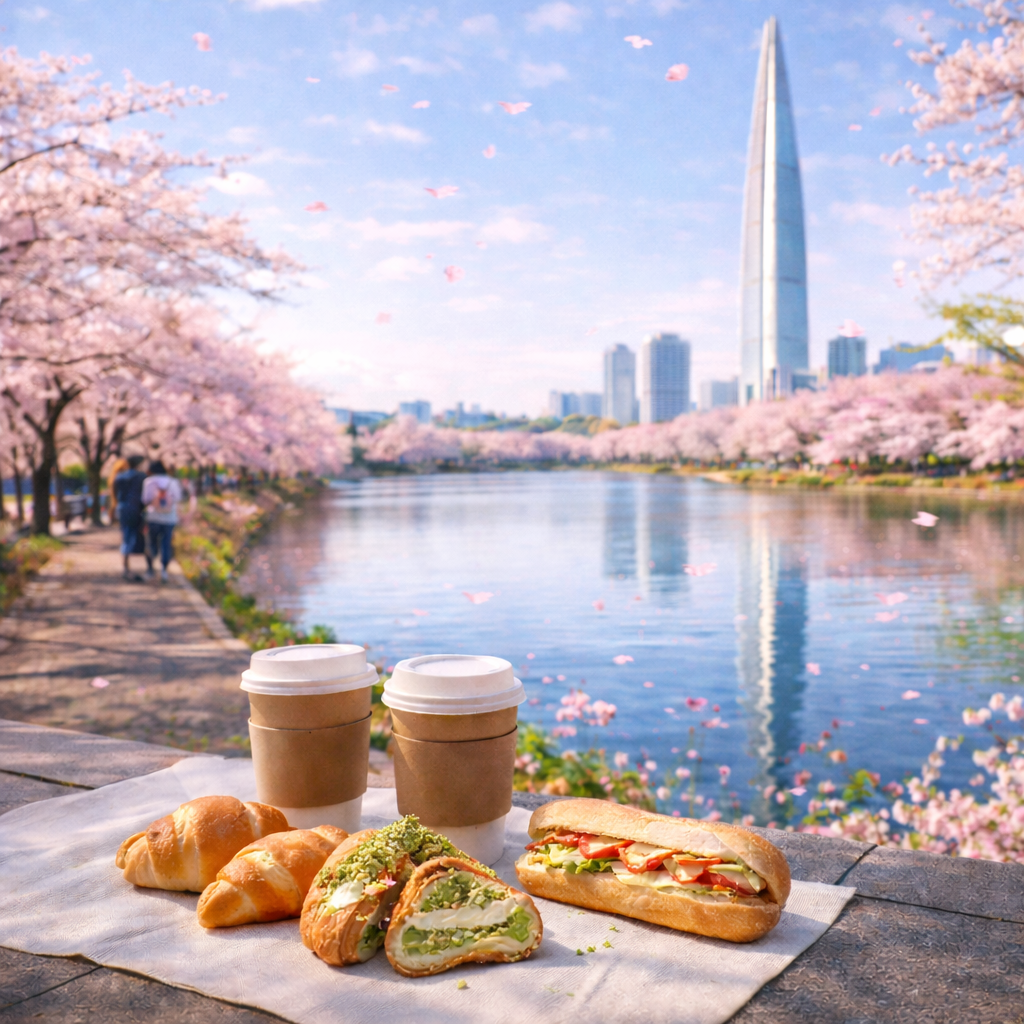 석촌호수 벚꽃 100% 즐기는 법, 찐 꿀팁