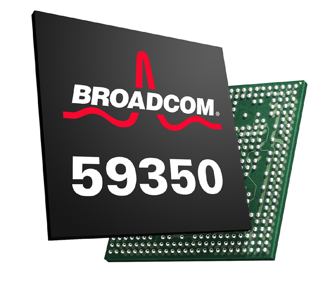 브로드컴의 통신용 반도체