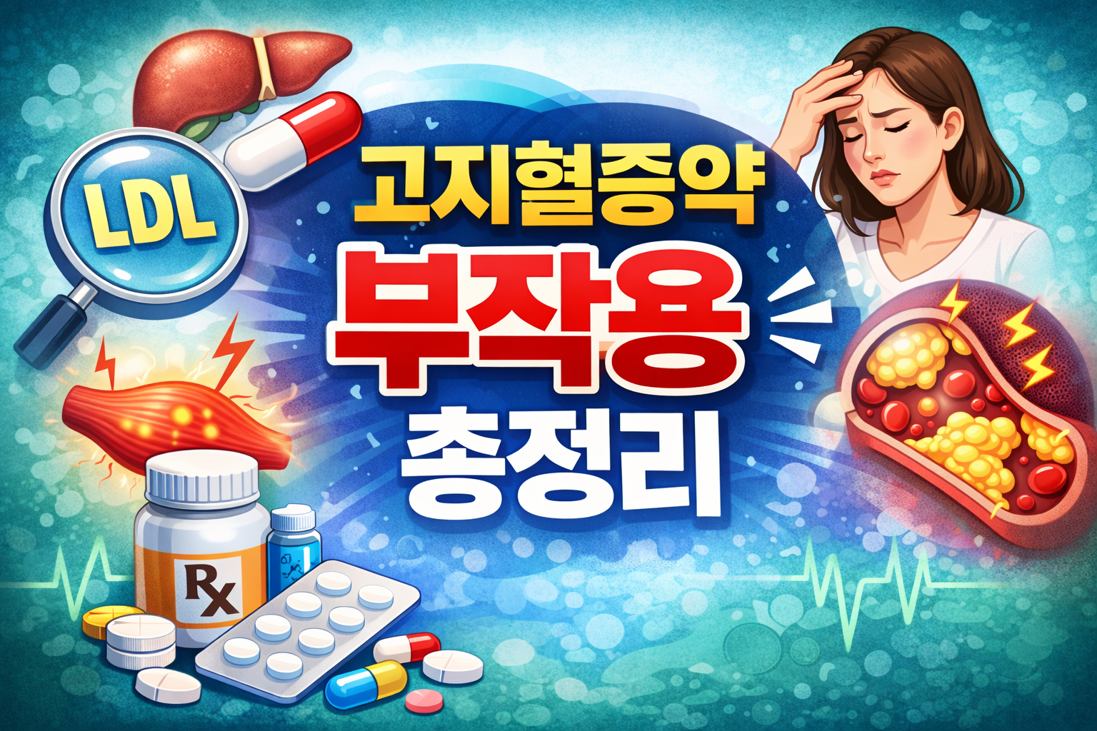 고지혈증약 복용 전 꼭 알아야 할 부작용 리스트