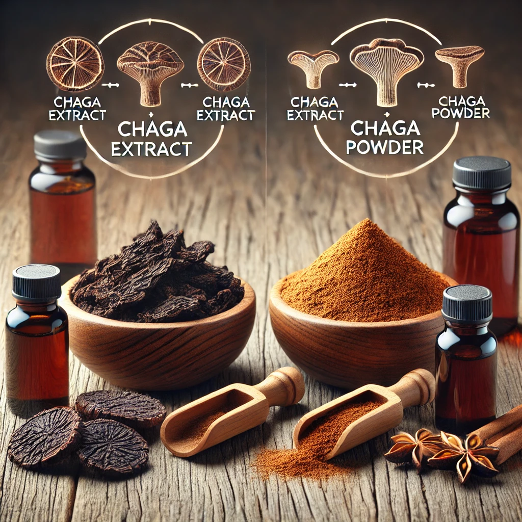 차가버섯 다이어트 효과: 추출물 vs. 분말, 부작용 없이 섭취하는 방법