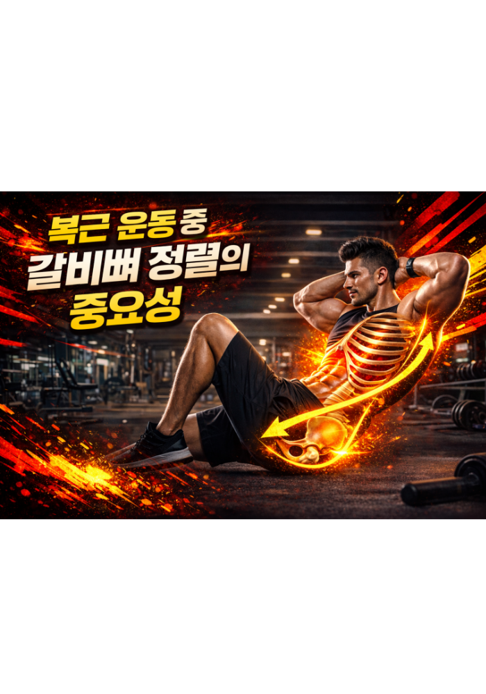 복근 운동에서 갈비뼈 정렬이 중요한 이유
