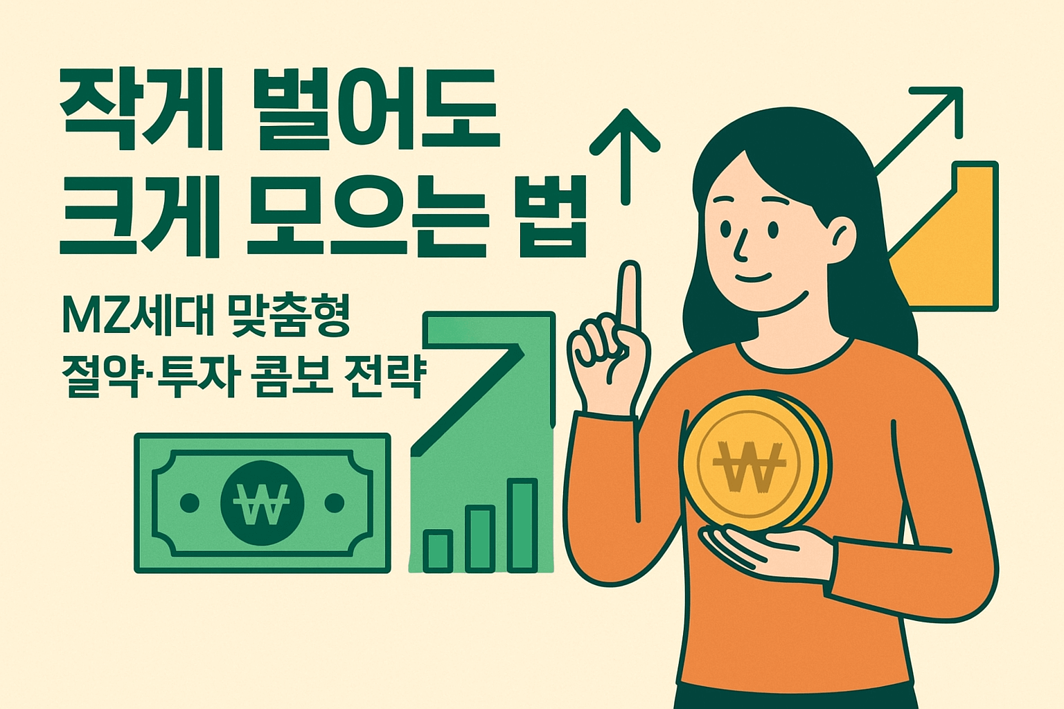 작게 벌어도 크게 모으는 법: MZ세대 맞춤형 절약·투자 콤보 전략