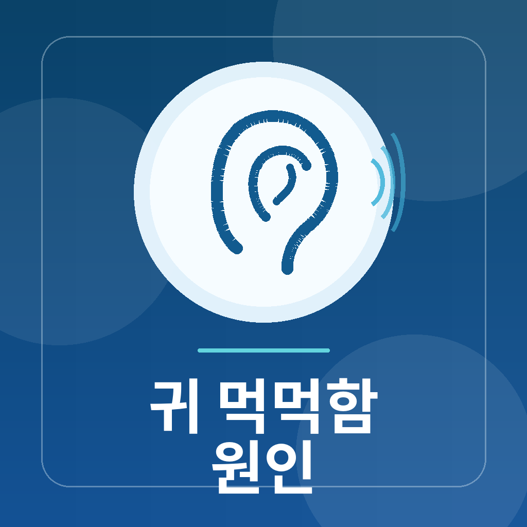 귀 먹먹함 원인