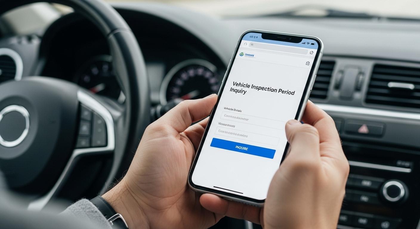 자동차 정기검사 기간 조회 사이트