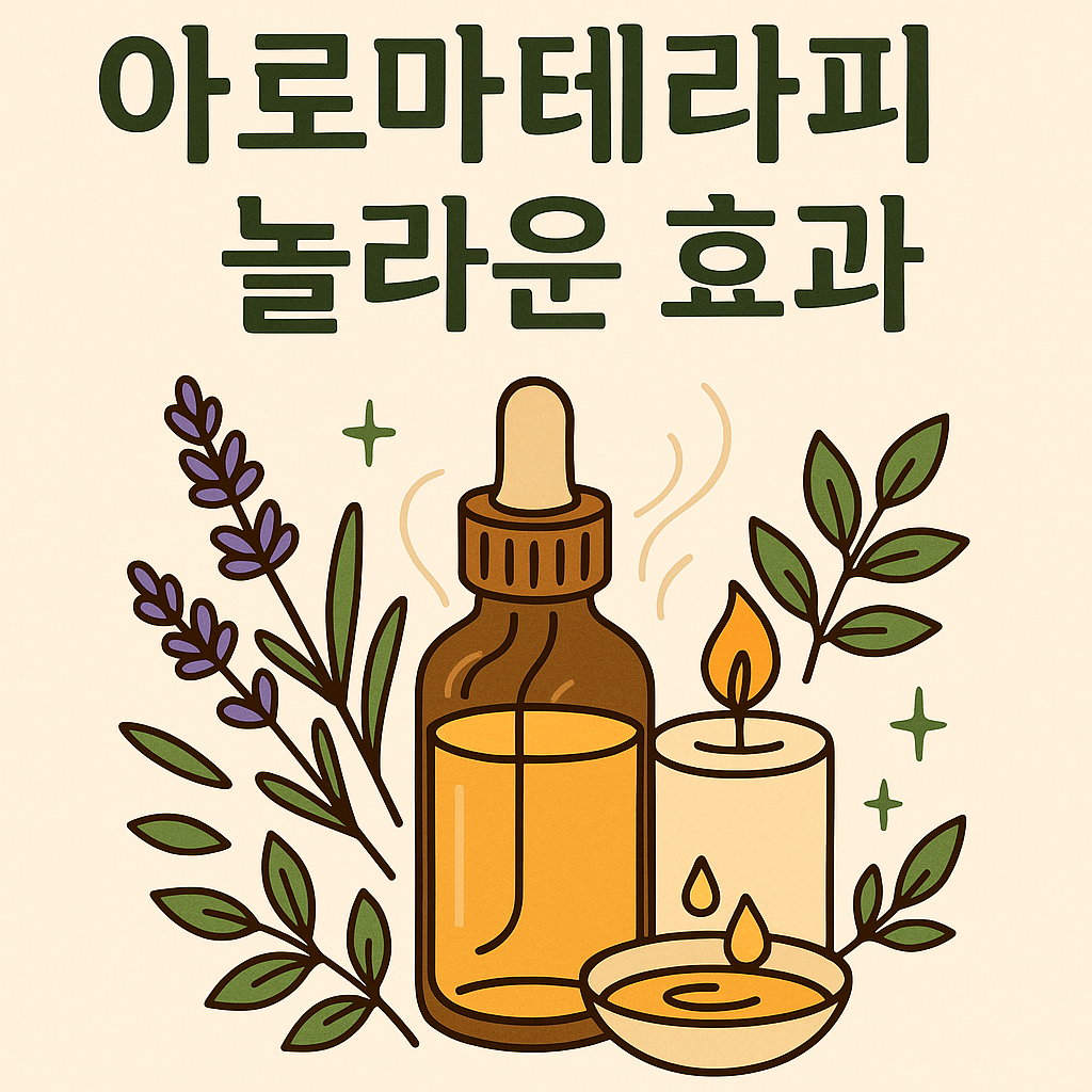 아로마테라피 놀라운 효과