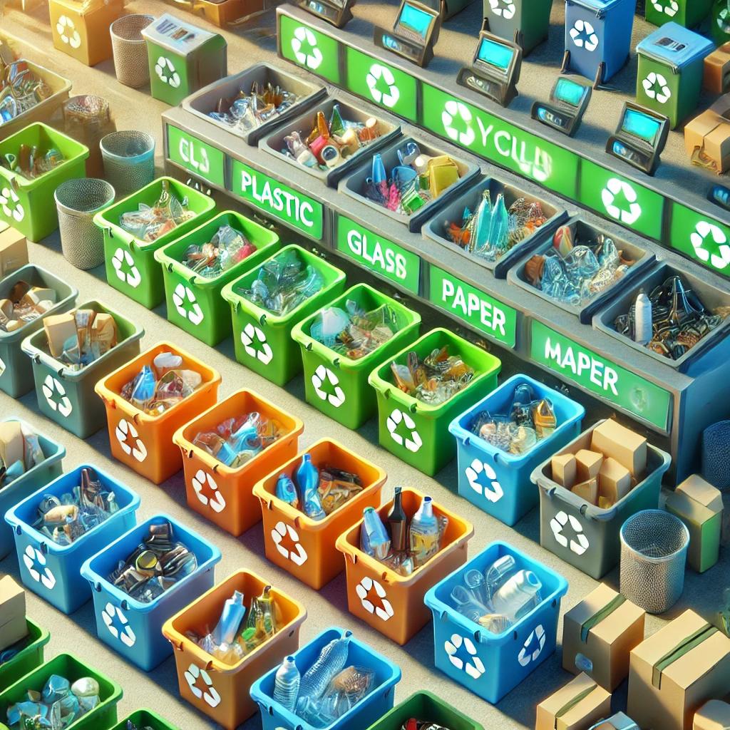 재활용 분리수거 거치대