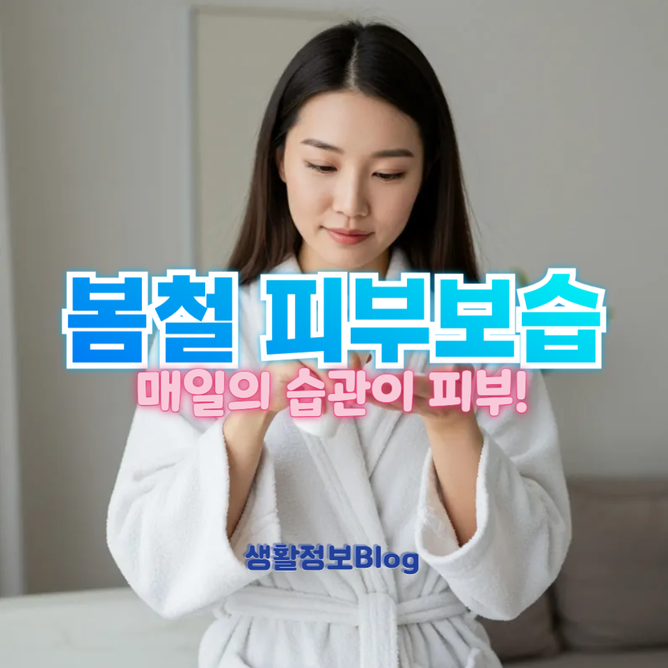 봄철 피부보습