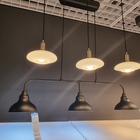 이케아조명-아군나뤼드-홈바테이블3등조명