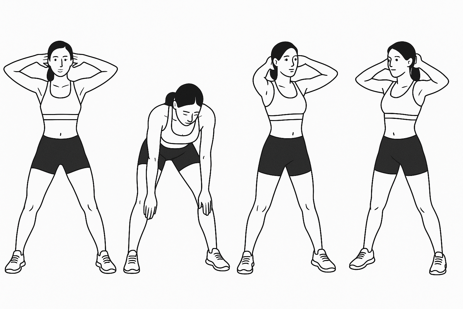 데드리프트 + 트위스트 (Deadlift + Twists)