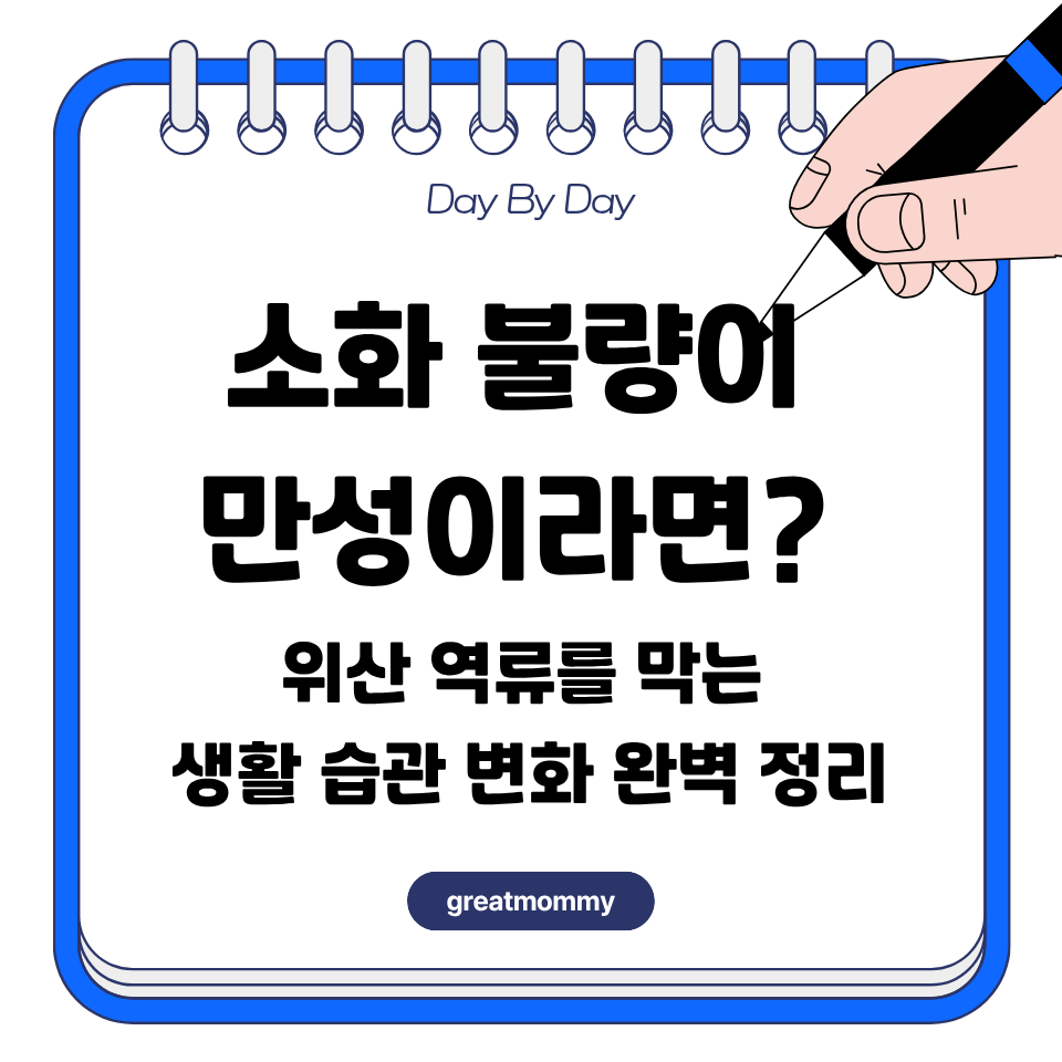 소화 불량이 만성이라면 위산 역류를 막는 생활 습관 변화 완벽 정리