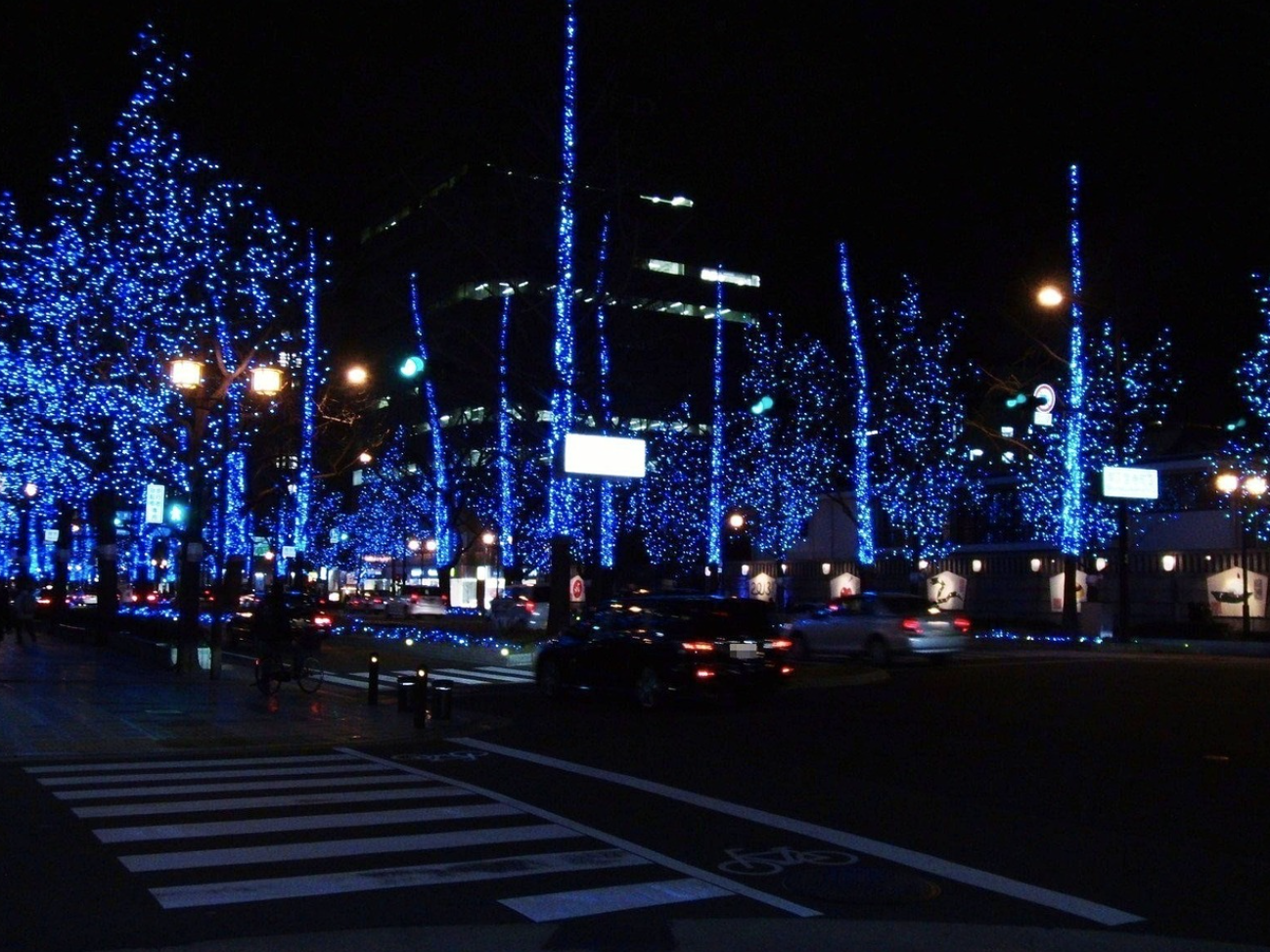 일본 야경 사진