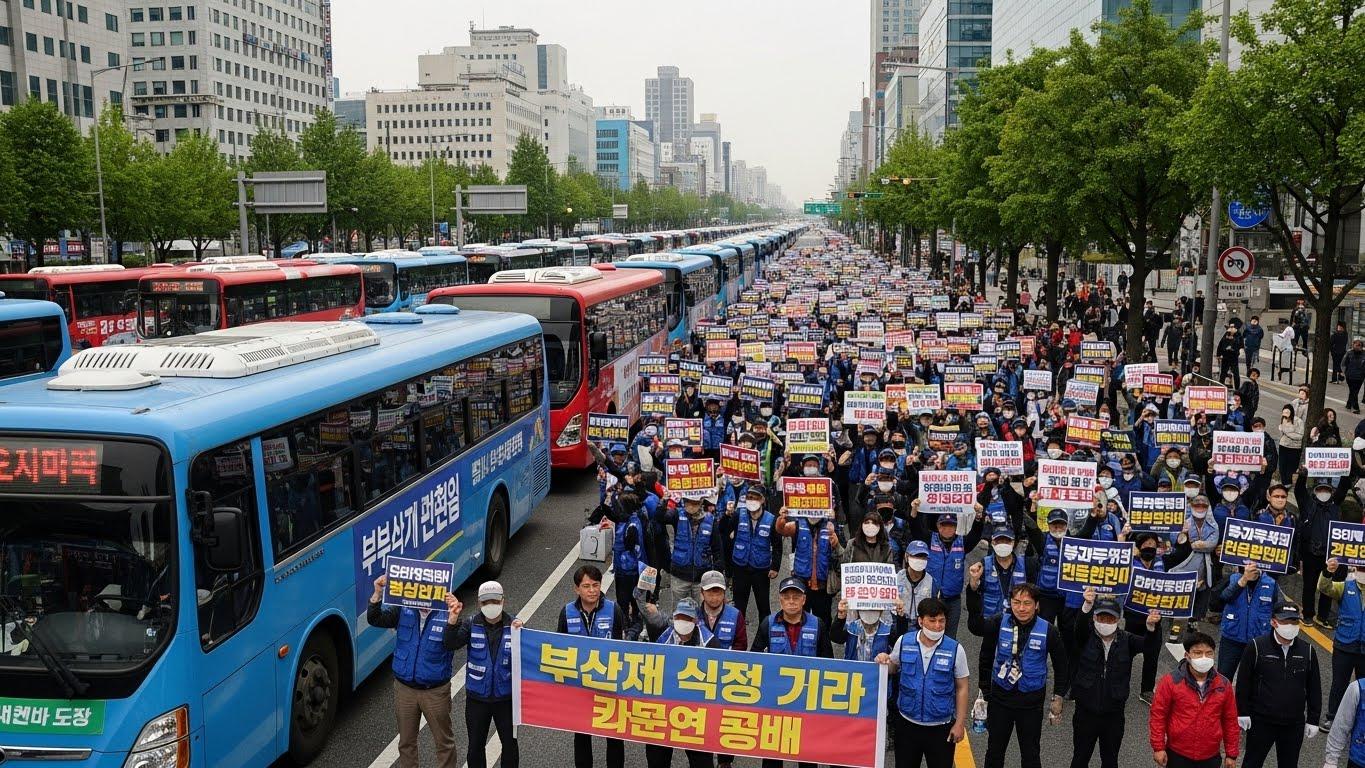 부산 버스 파업 언제까지