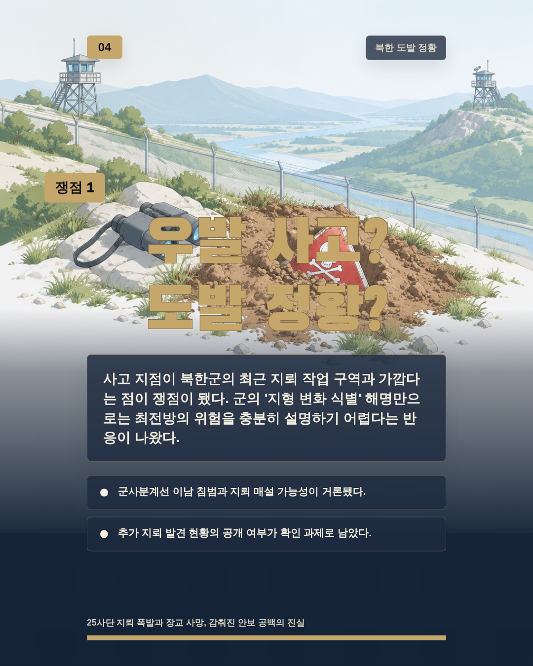 우발 사고? 도발 정황?