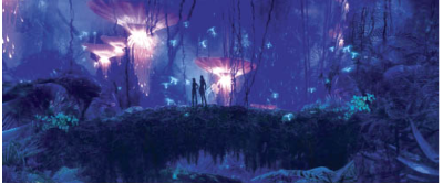 판도라 행성 '생명의 나무'가 보이는 아바타 1편 세계관 풍경