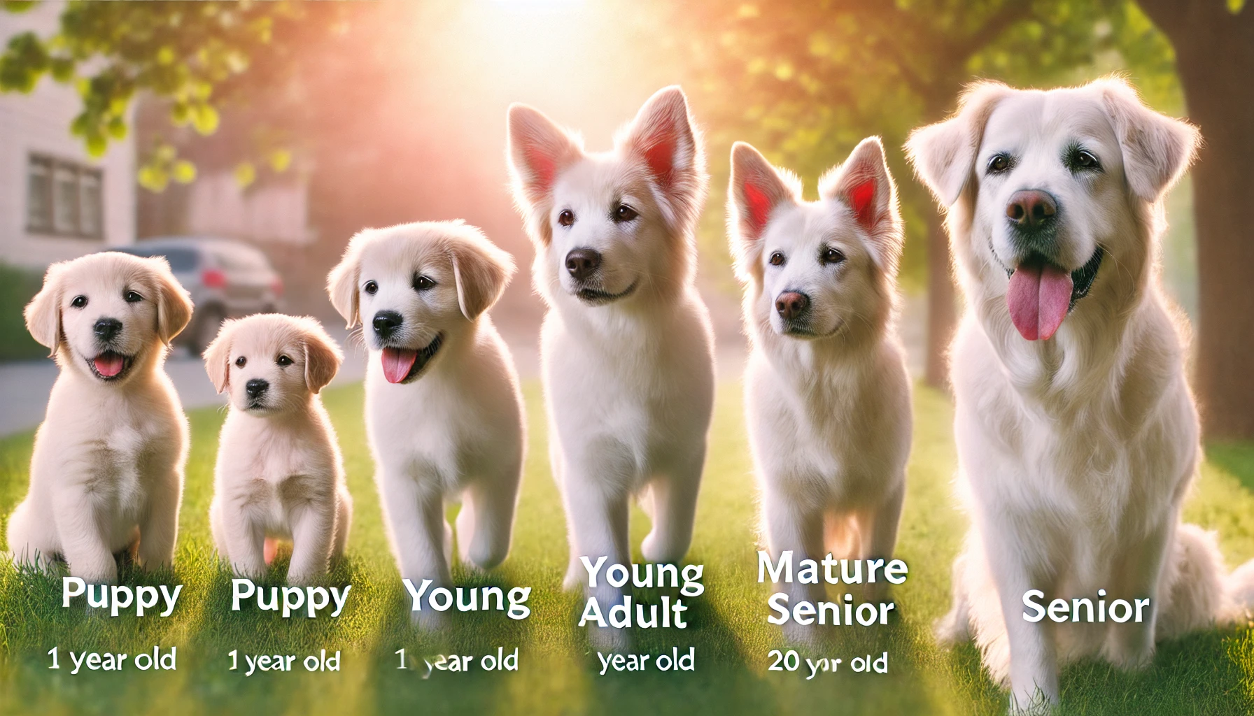 전통적인 강아지 나이 계산법