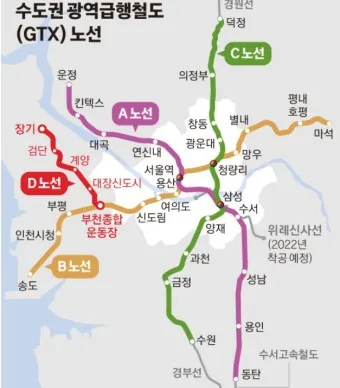 GTX 노선도 주요 환승역 예매 시간표_10