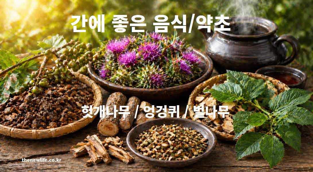 간 좋은 음식 약초