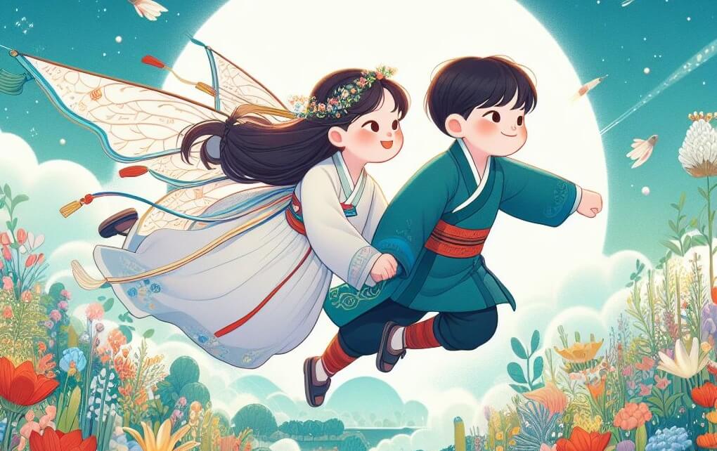 꽃밭 위를 나는 꿈