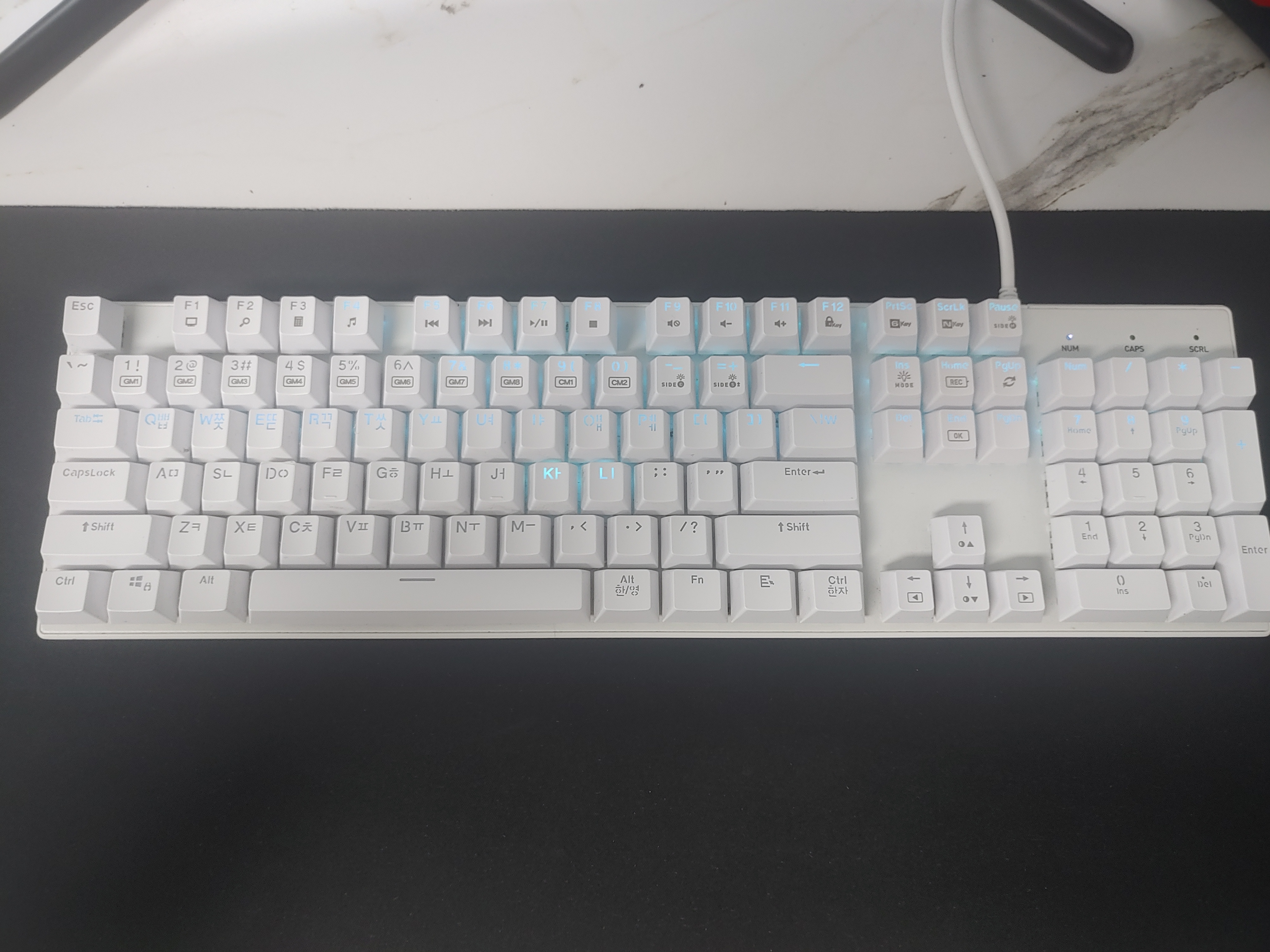 가성비 콕스 교체축 키보드 CK450