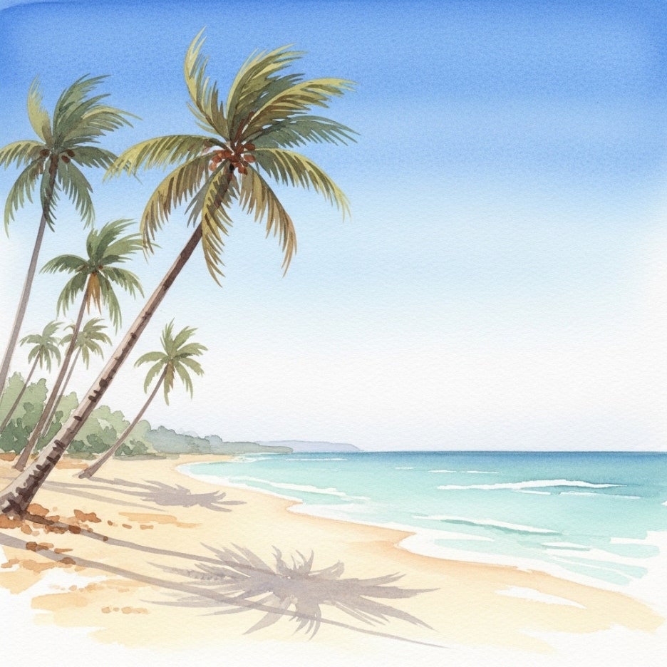 화창한 날씨의 보라보라섬 해변