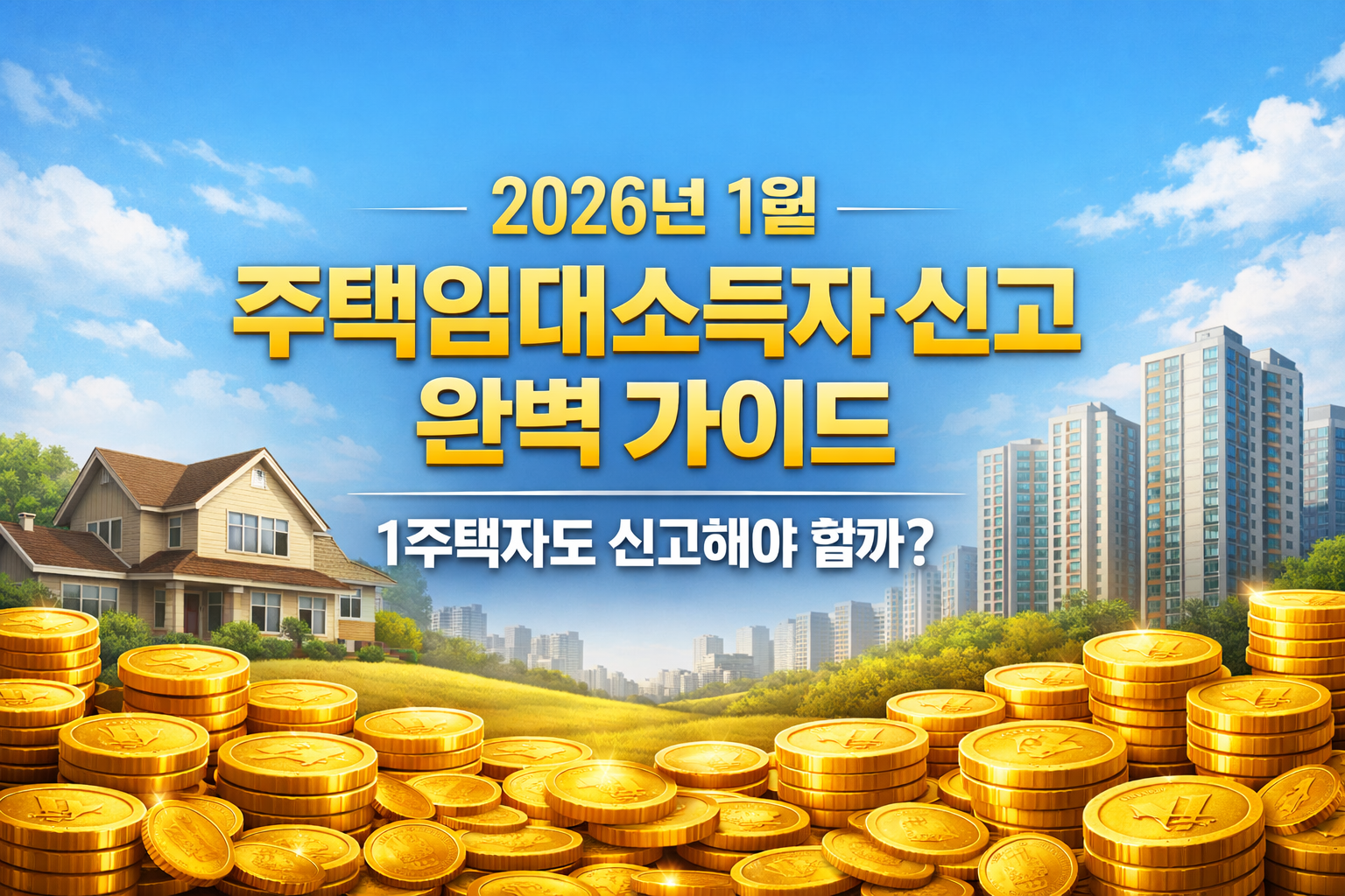 주택임대소득자 신고 완벽가이드