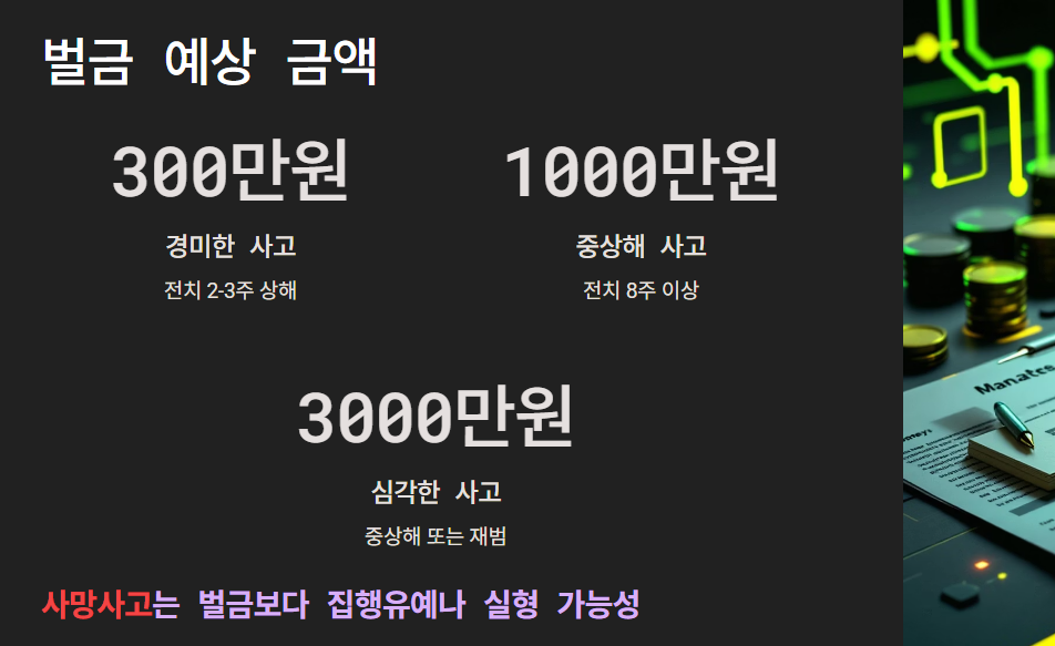 벌금은 얼마나 나올 수 있나요?