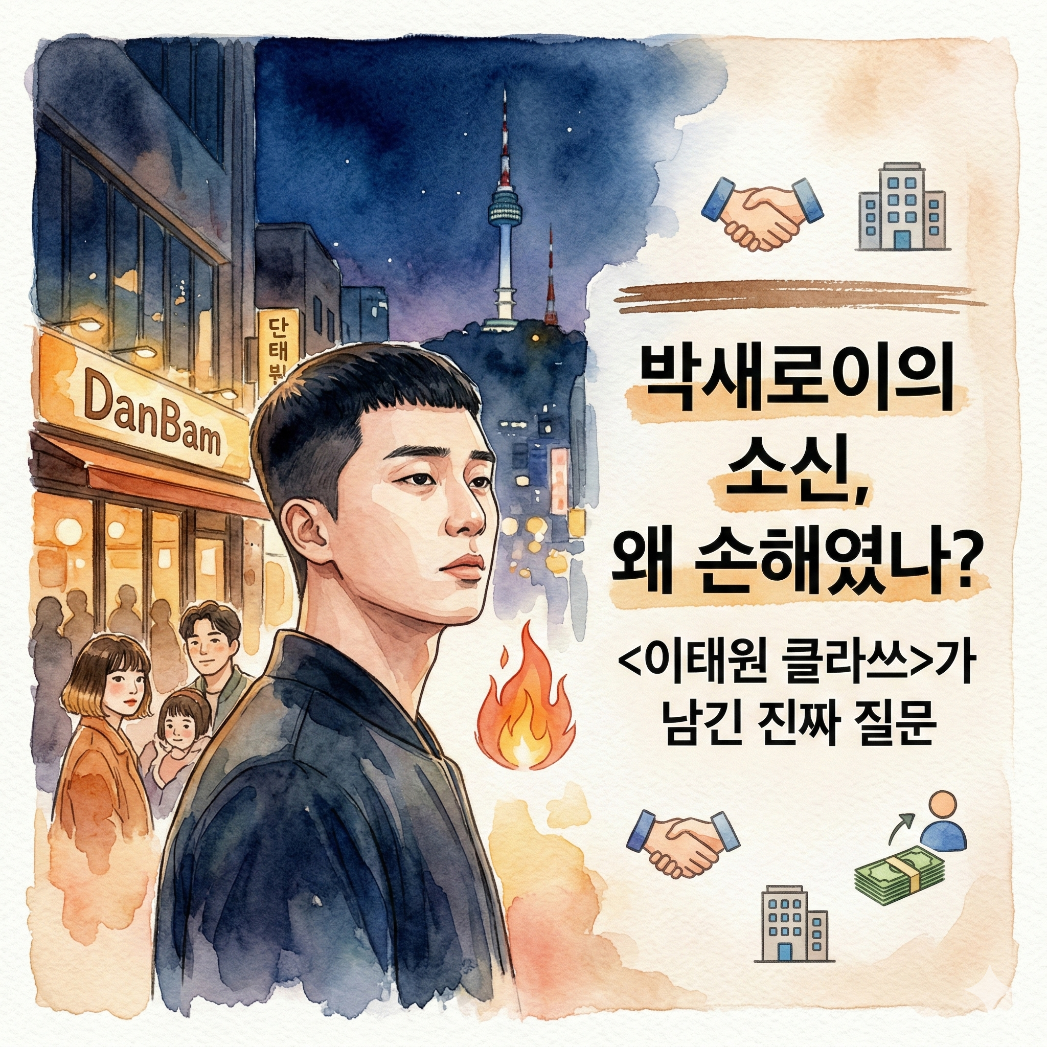 “박새로이는 왜 매번 손해를 선택했을까?” 이태원 클라쓰가 남긴 진짜 질문