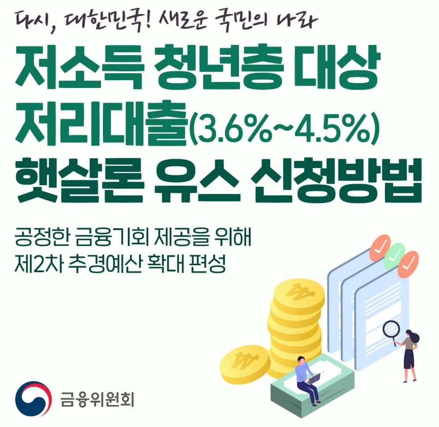 저소득 청년층 대상 저리대출