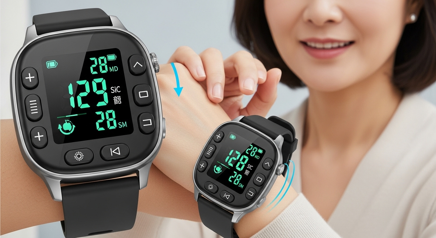 스마트워치 큰화면과 직관적인 조작법