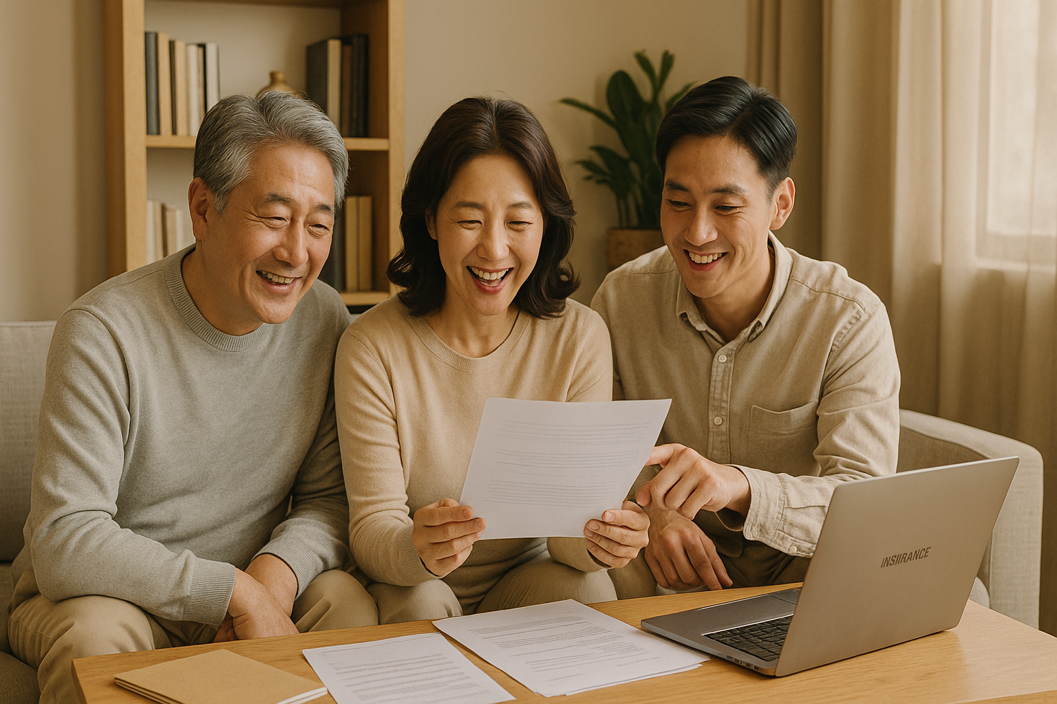부모님의 노후를 위한 보험 상품 가입
