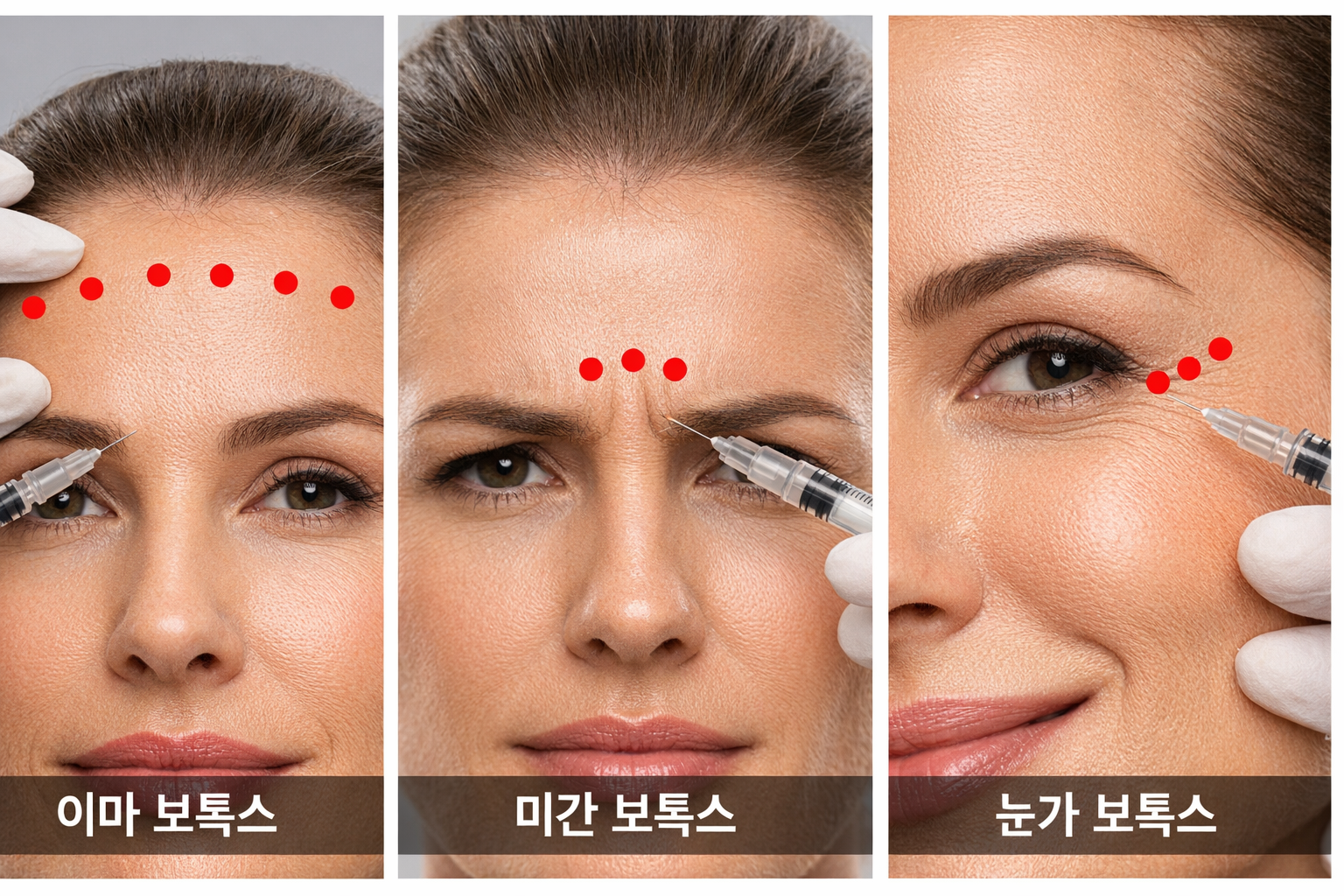 보톡스맞는 부위