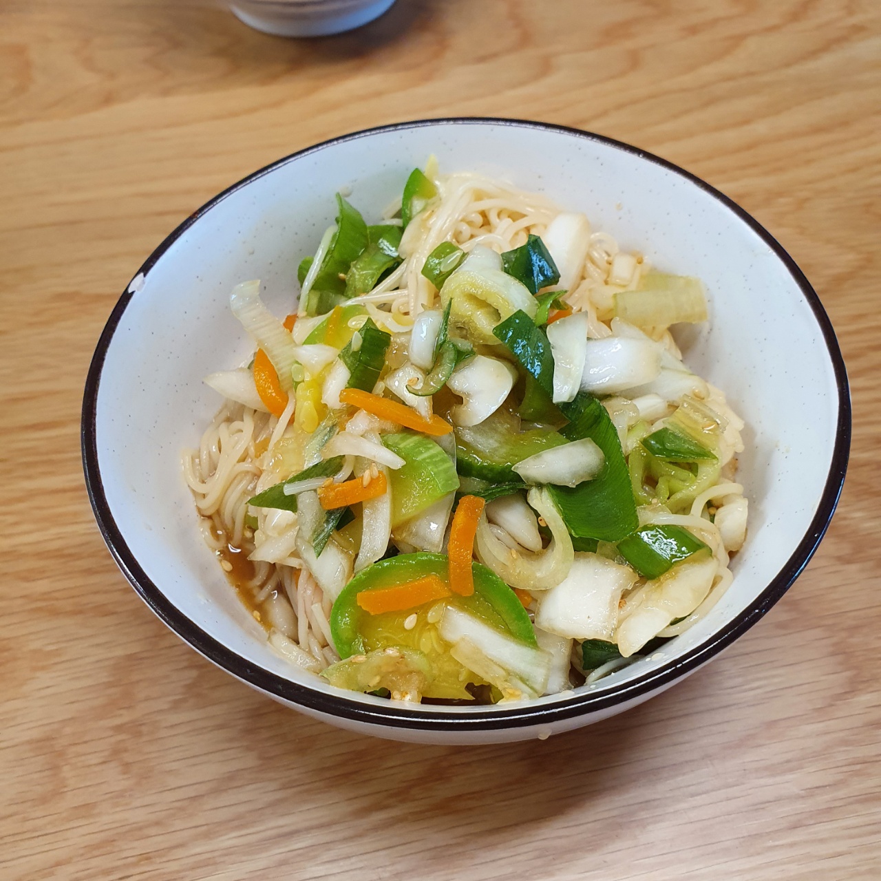 박막례 간장비빔국수 완성