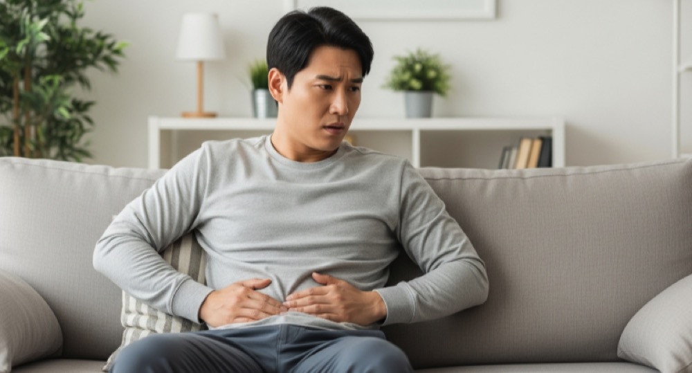 배 불편 느끼는 순간