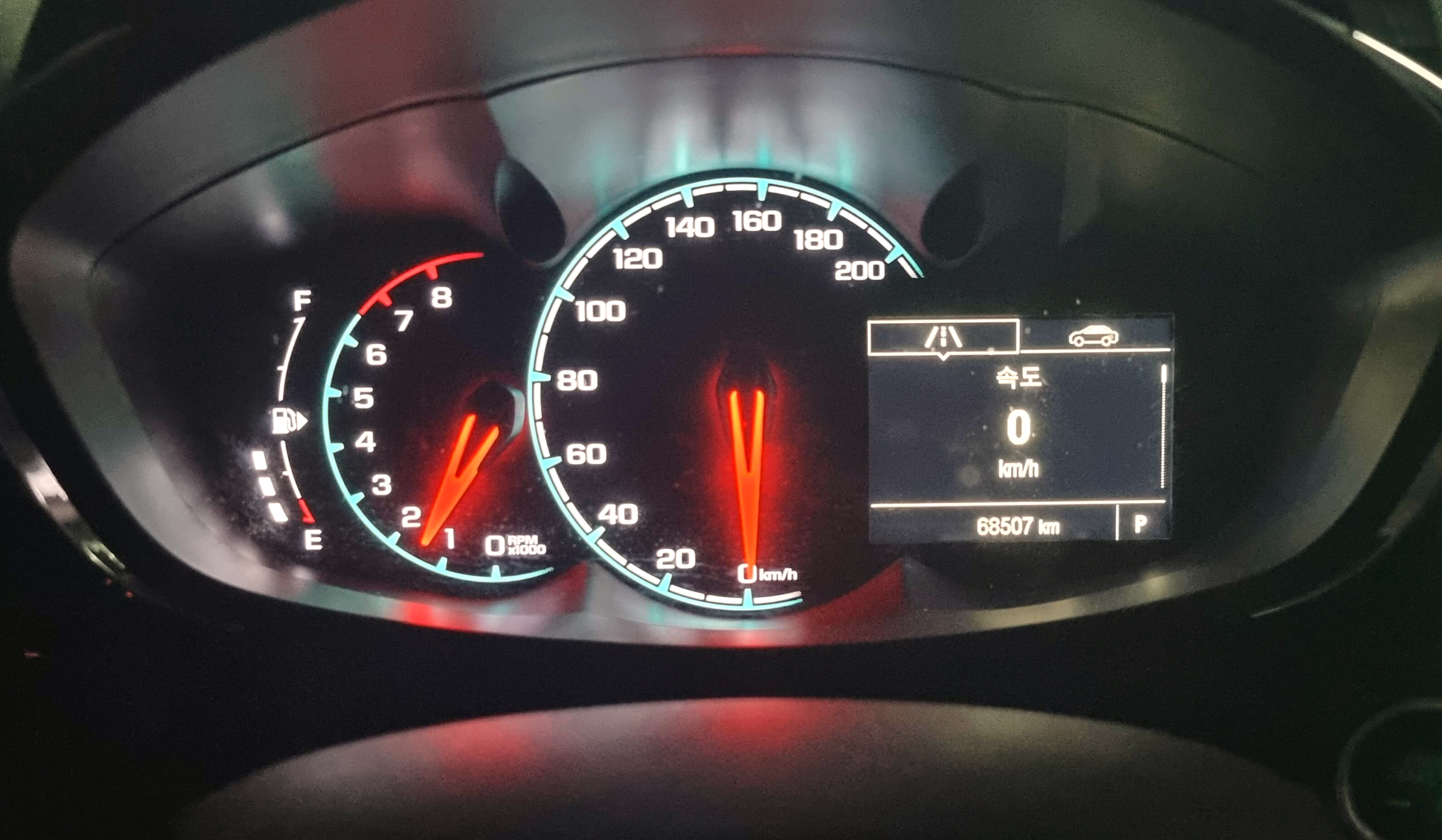 자동차 계기판 사진 촬영 누적 거리가 중요함